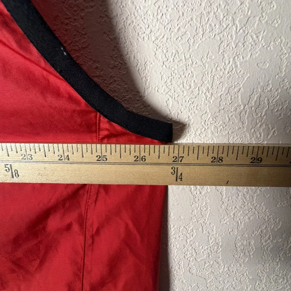 Nike Vintage Red Windbreaker Vest XXL Full Zip Lightweight Swoosh Y2K Mens